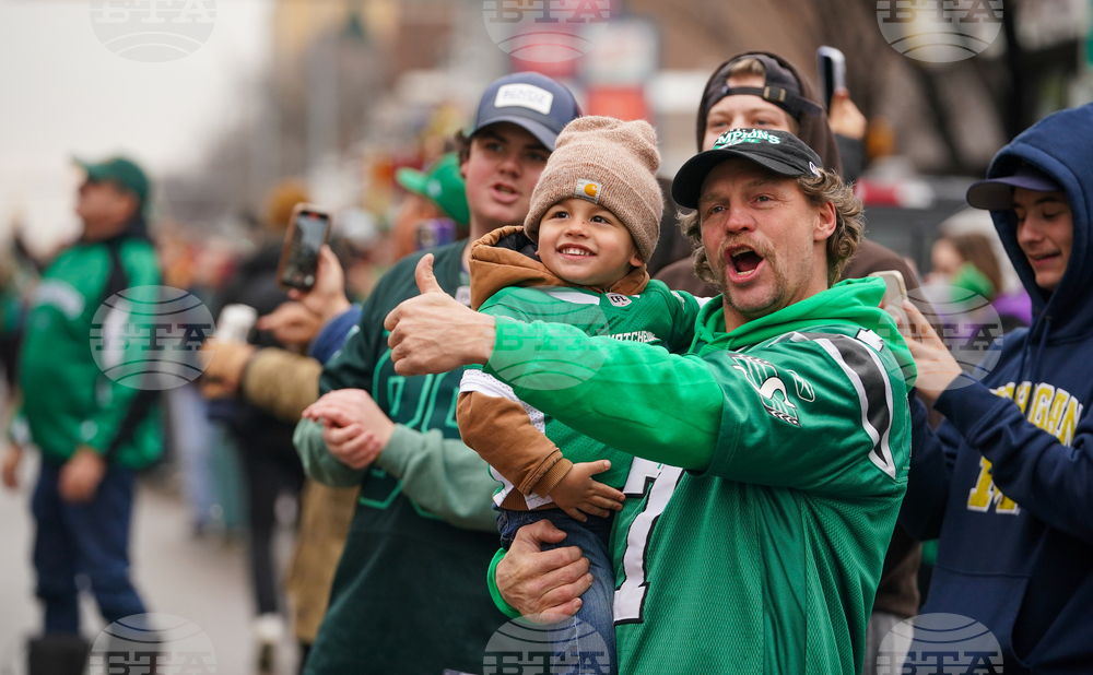 CFL Grey Cup Roughriders Parade Football
