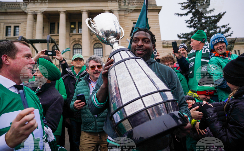 CFL Grey Cup Roughriders Parade Football