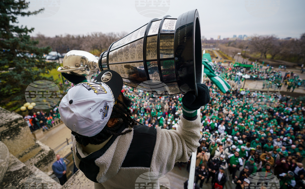 CFL Grey Cup Roughriders Parade Football