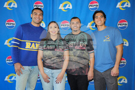 Pepsi x Rams Free Lunch Event at East Los Tacos with Puka Nacua