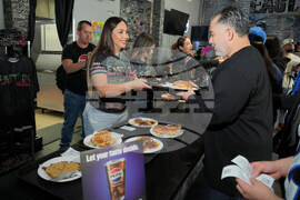 Pepsi x Rams Free Lunch Event at East Los Tacos with Puka Nacua