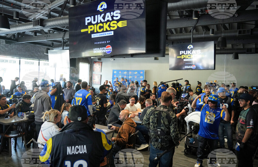 Pepsi x Rams Free Lunch Event at East Los Tacos with Puka Nacua