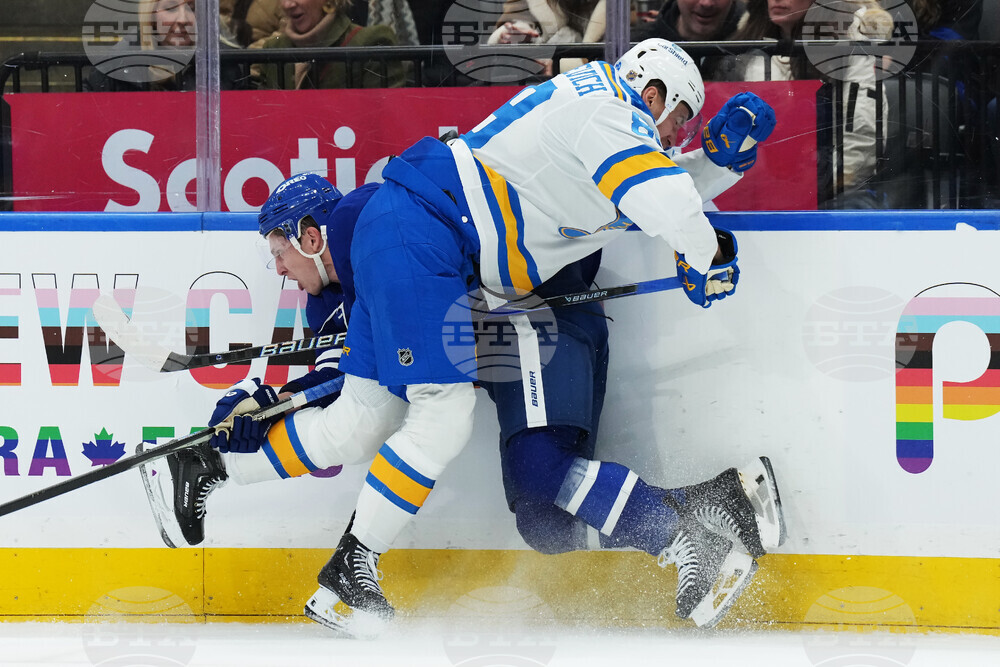 Blues Maple Leafs Hockey