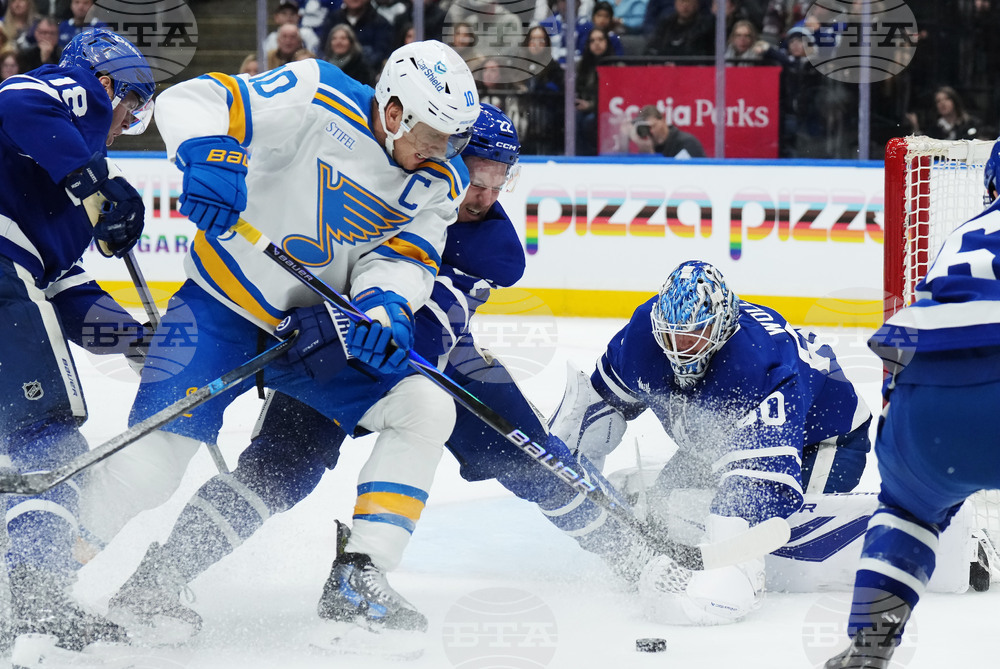 Blues Maple Leafs Hockey