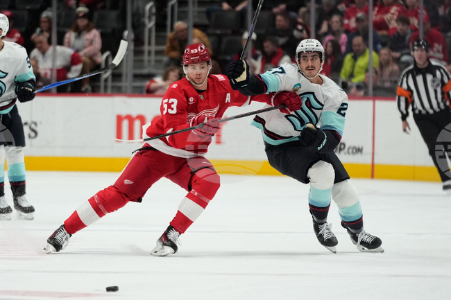 Kraken Red Wings Hockey