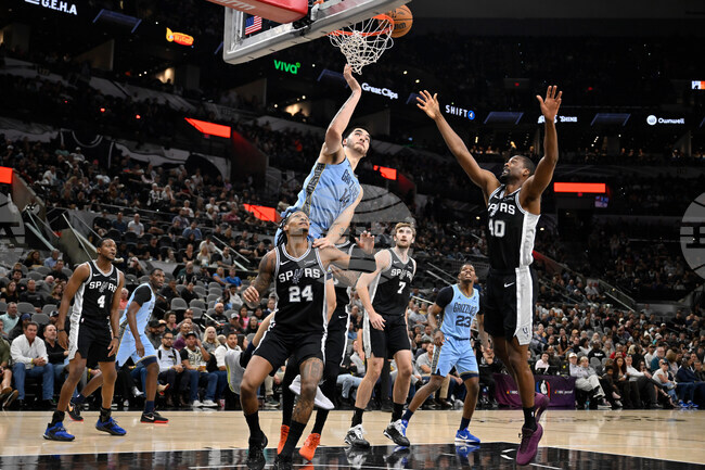Grizzlies Spurs Basketball