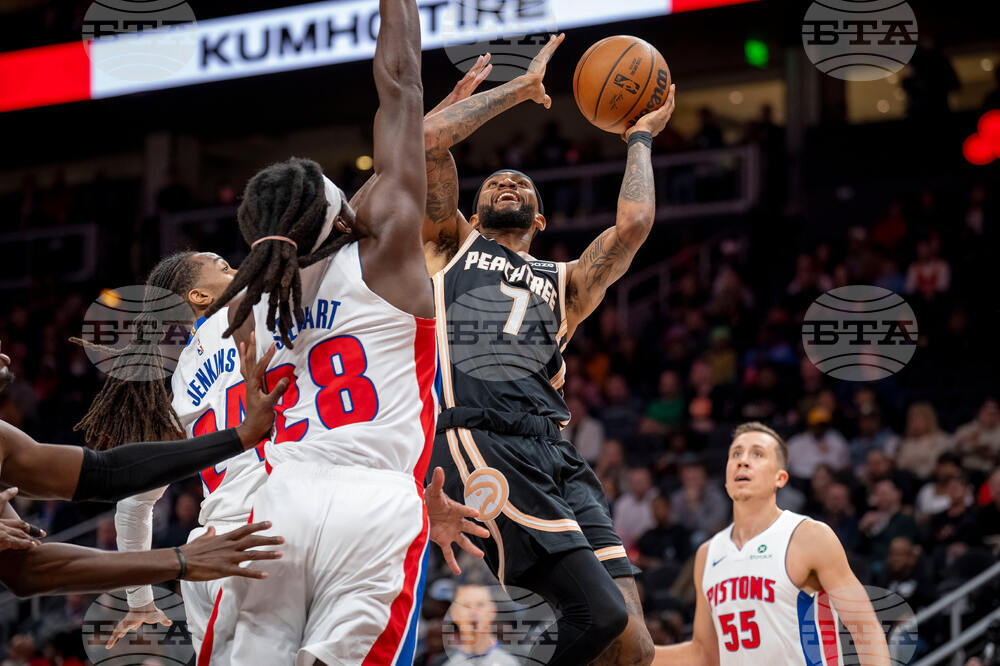 Pistons Hawks Basketball