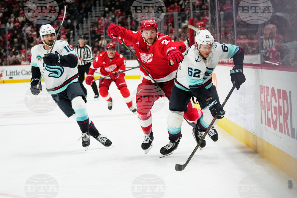 Kraken Red Wings Hockey