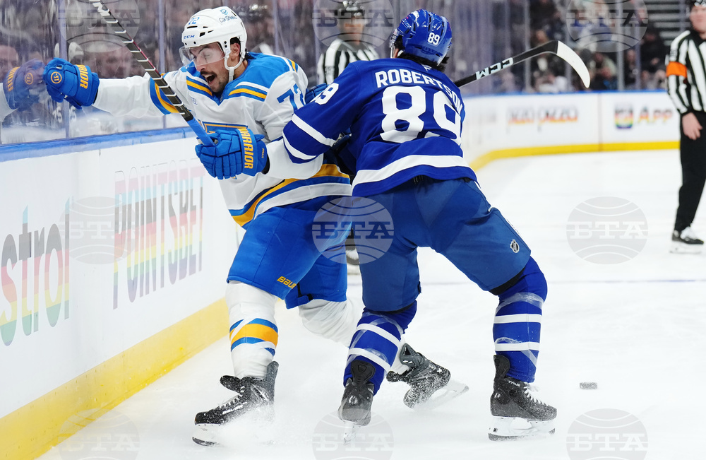 Blues Maple Leafs Hockey