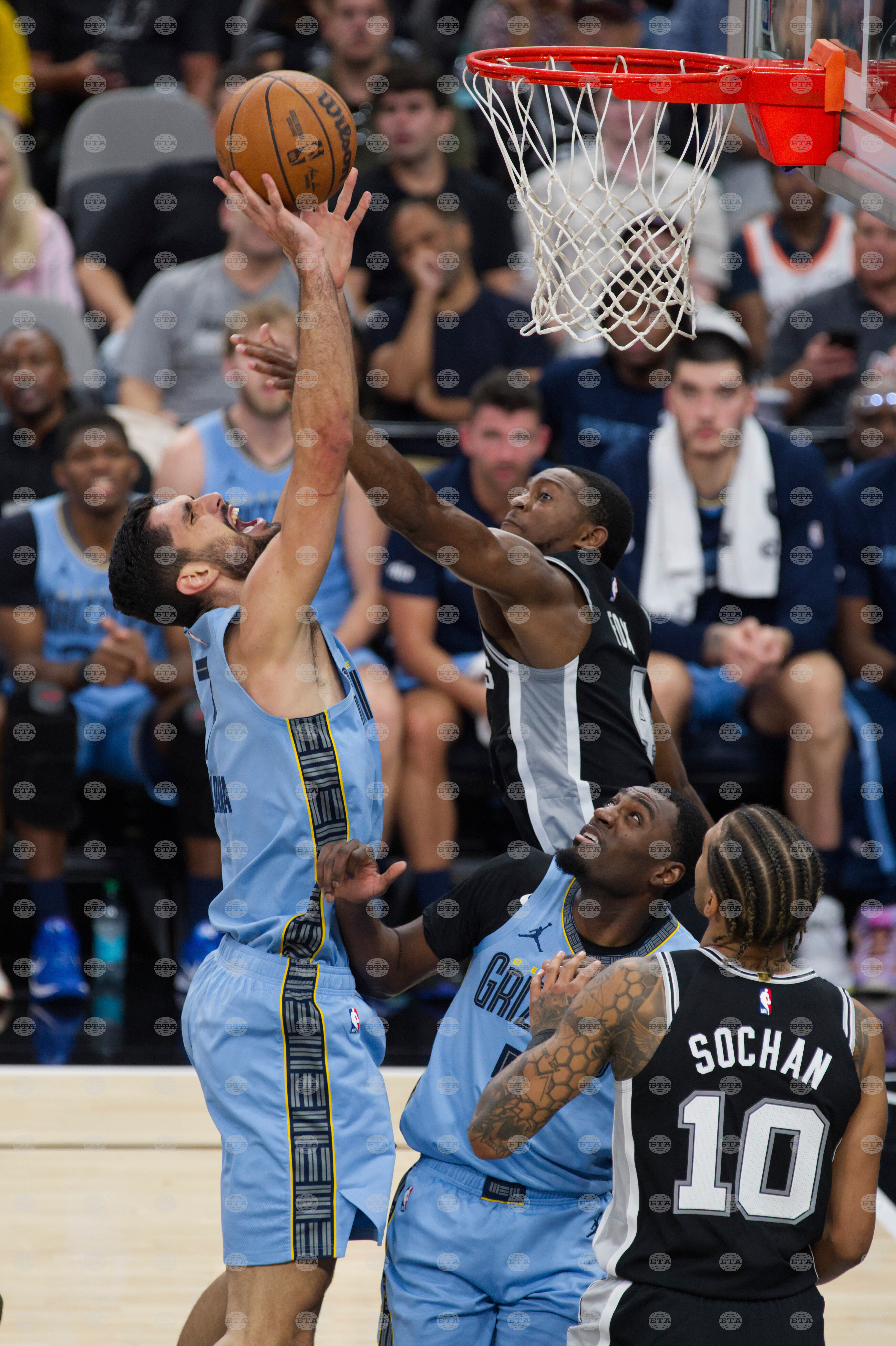 Grizzlies Spurs Basketball