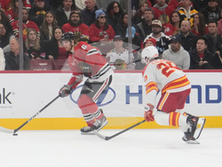 Flames Blackhawks Hockey