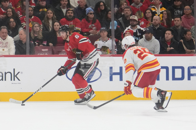 Flames Blackhawks Hockey