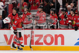 Flames Blackhawks Hockey