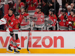 Flames Blackhawks Hockey