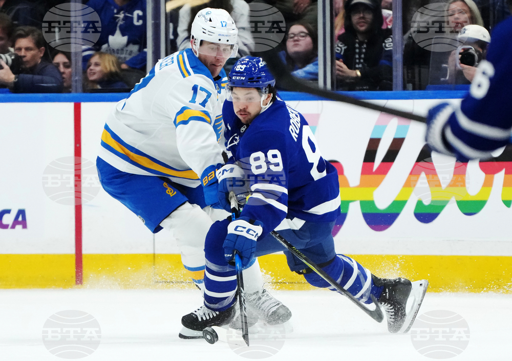 Blues Maple Leafs Hockey