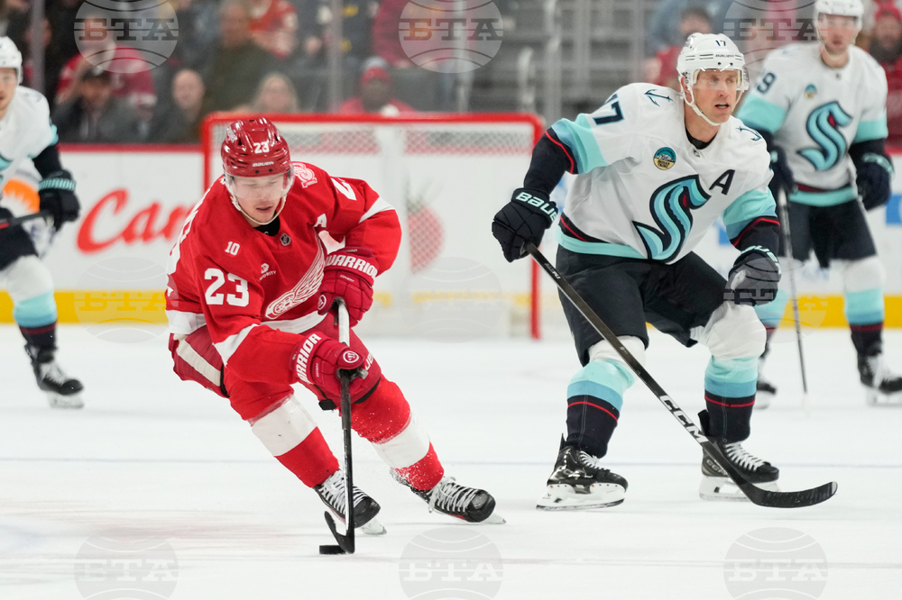 Kraken Red Wings Hockey