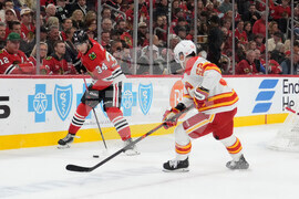 Flames Blackhawks Hockey