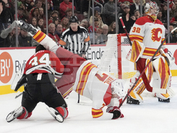 Flames Blackhawks Hockey