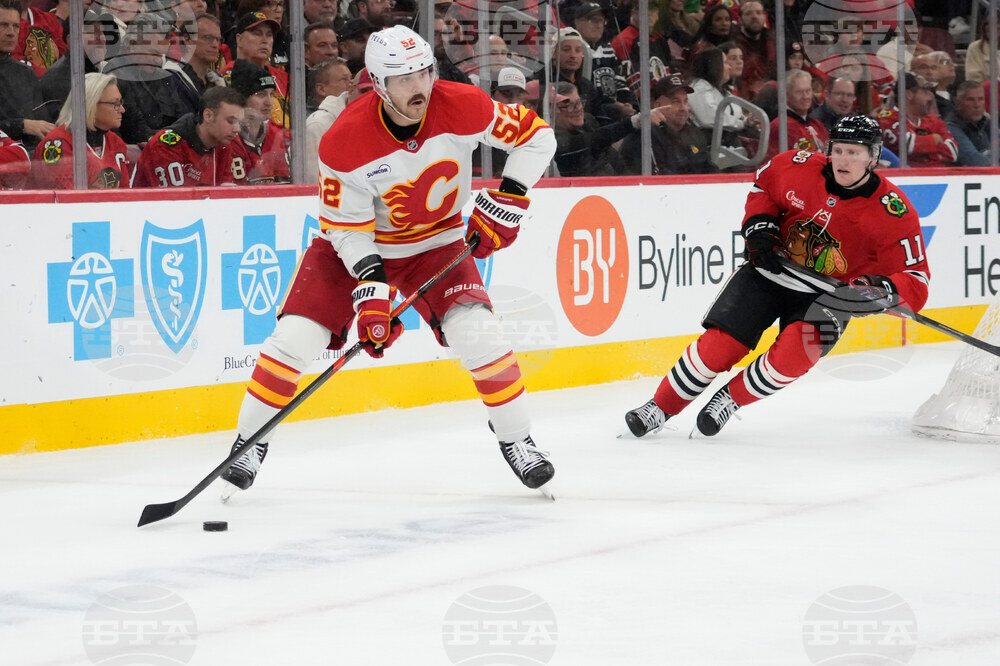 Flames Blackhawks Hockey