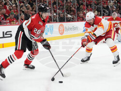 Flames Blackhawks Hockey