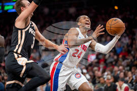 Pistons Hawks Basketball