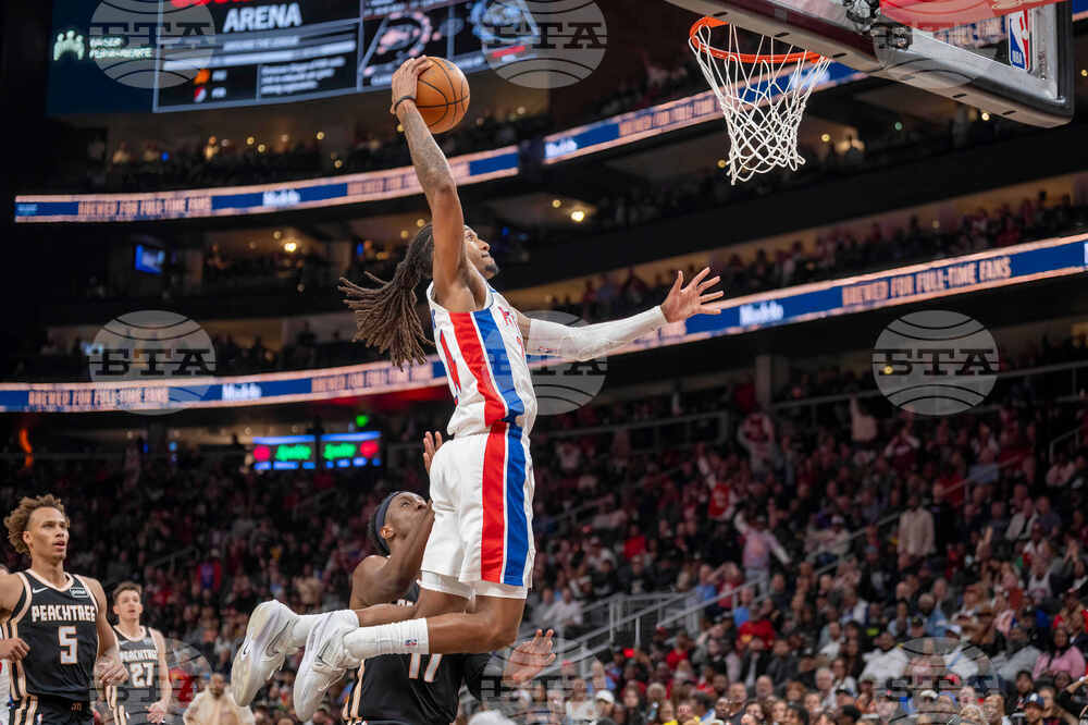 Pistons Hawks Basketball