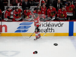 Flames Blackhawks Hockey