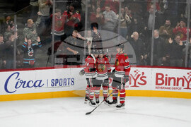 Flames Blackhawks Hockey