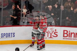 Flames Blackhawks Hockey