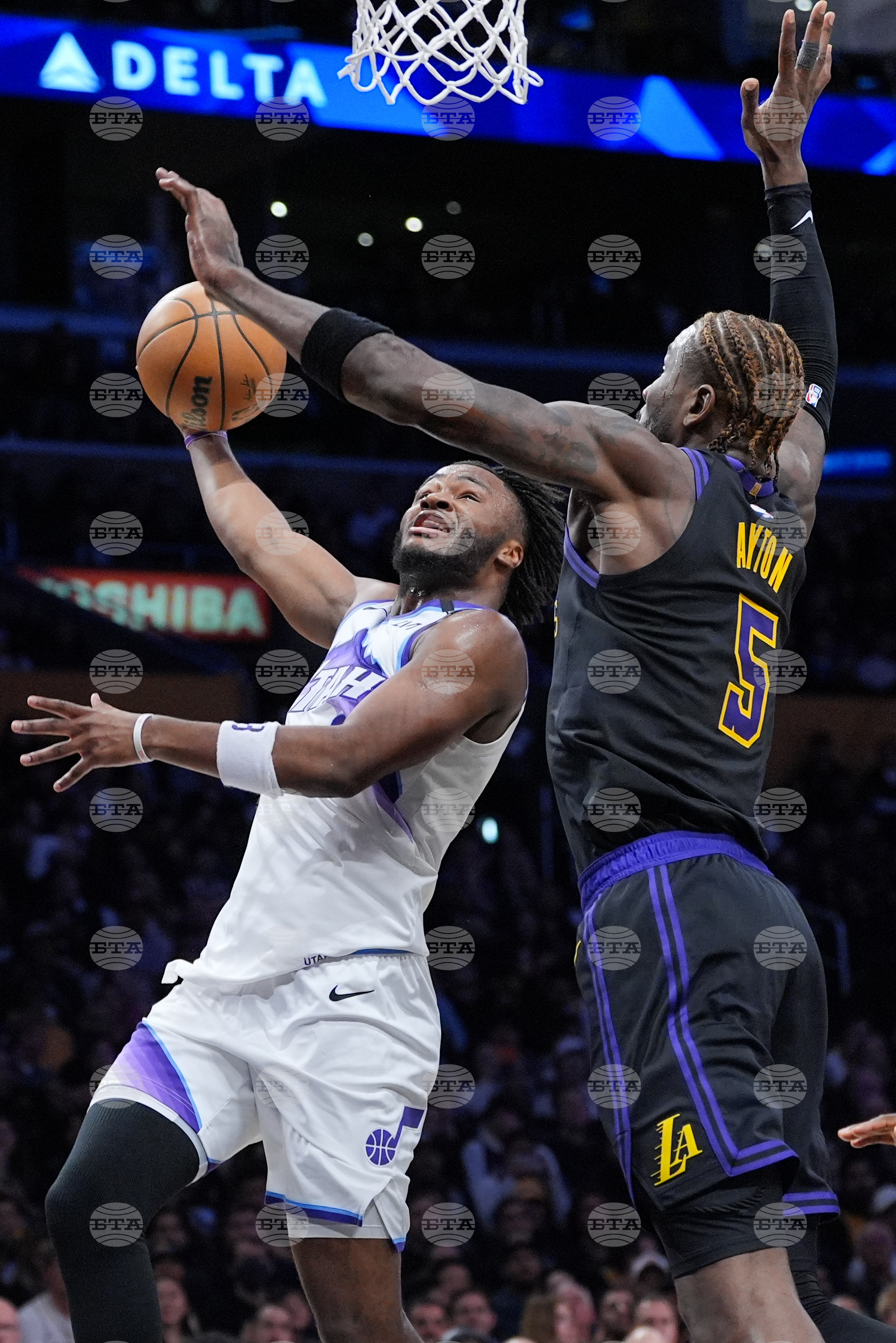 Jazz Lakers Basketball