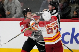 Flames Blackhawks Hockey