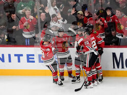 Flames Blackhawks Hockey