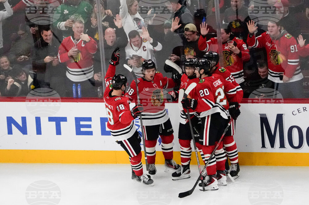 Flames Blackhawks Hockey