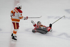 Flames Blackhawks Hockey