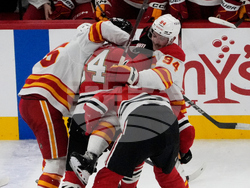 Flames Blackhawks Hockey