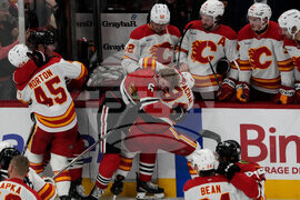 Flames Blackhawks Hockey