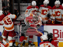 Flames Blackhawks Hockey