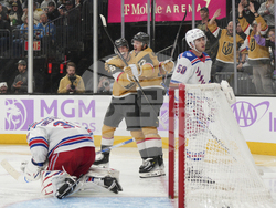 APTOPIX Rangers Golden Knights Hockey