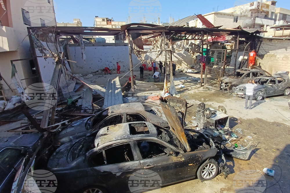 Израелската армия съобщи, че нанася удари срещу обекти на "Хизбула" в Южен Ливан