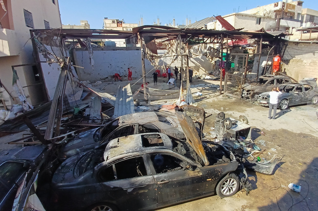 Израелската армия съобщи, че нанася удари срещу обекти на "Хизбула" в Южен Ливан