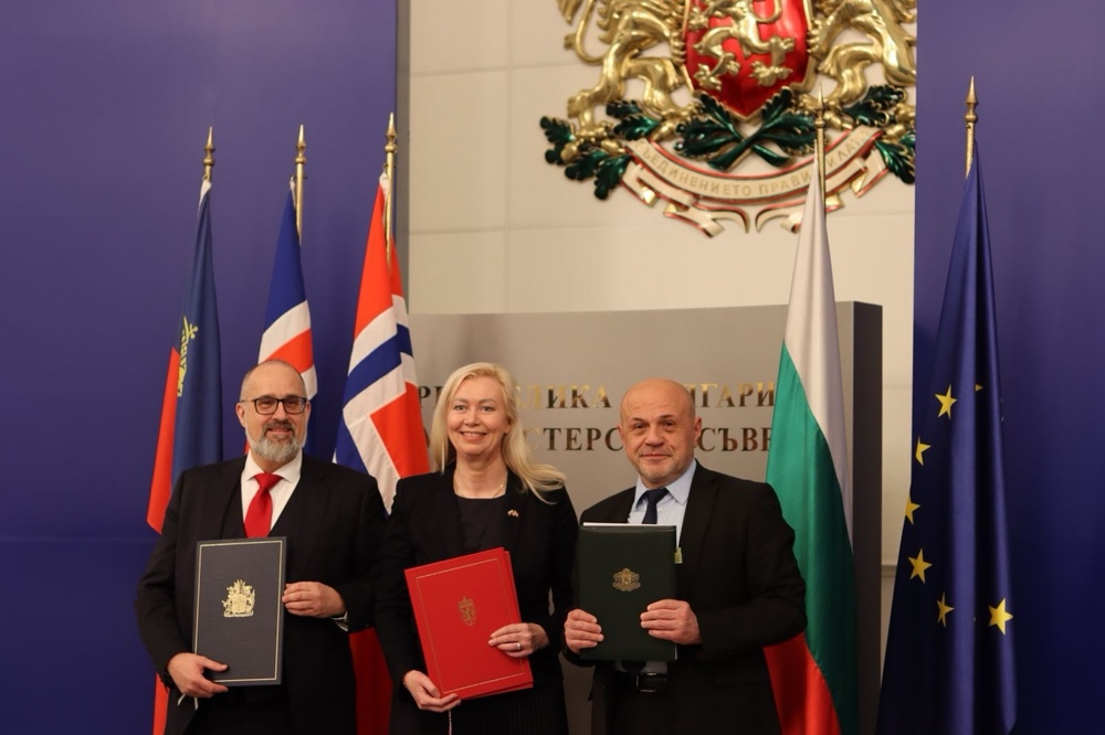 В МС бяха подписани меморандуми за разбирателство с Исландия, Лихтенщайн и Норвегия за изпълнението на Финансовия механизъм на ЕИП и Норвежкия финансов механизъм