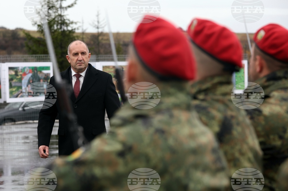 President Radev Addresses Land Forces on Their Service Day, Pays Tribute to Fallen in Serbo-Bulgarian War