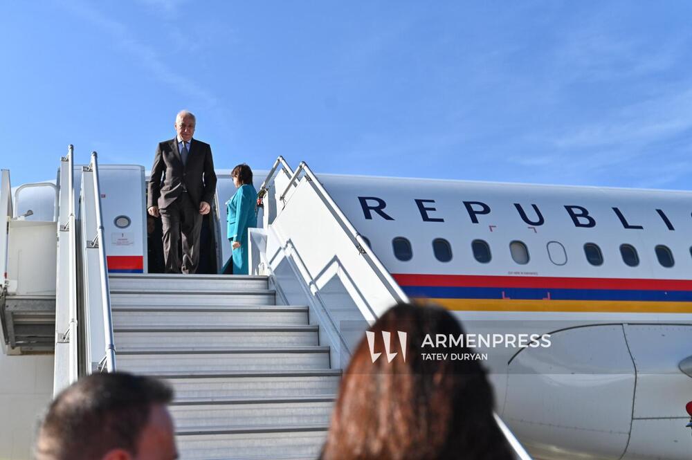 АРМЕНПРЕС: Арменският президент пристигна в Грузия на официално посещение