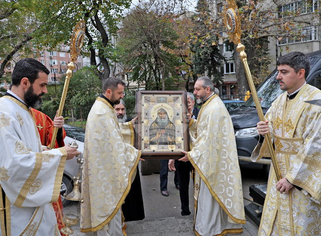 Варна - икона с мощи на свети Гавриил Ургебадзе - посрещане
