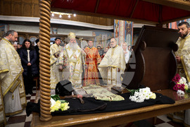 Варна - икона с мощи на свети Гавриил Ургебадзе - посрещане