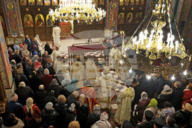 Варна - икона с мощи на свети Гавриил Ургебадзе - посрещане