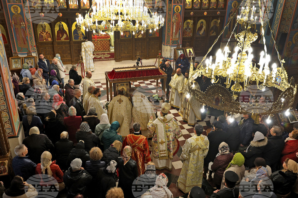 Варна - икона с мощи на свети Гавриил Ургебадзе - посрещане