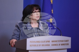 Министерски съвет - Теменужка Петкова - брифинг