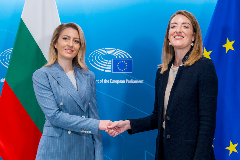 Parliament Chair Nazaryan Thanks EP President Roberta Metsola for EU Institutions’ Support for Bulgaria’s Eurozone Accession