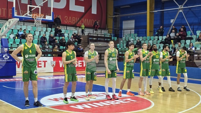 Мачът между Шумен и Левски от Националната баскетболна лига беше отложен за февруари